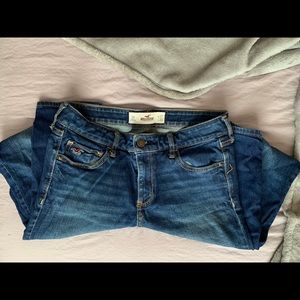 Hollister Mid Wash High Waisted Jeans